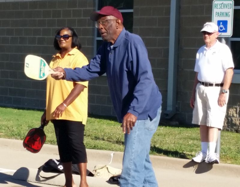 Pickleball Players - Diana Wortham and Louie Chiles