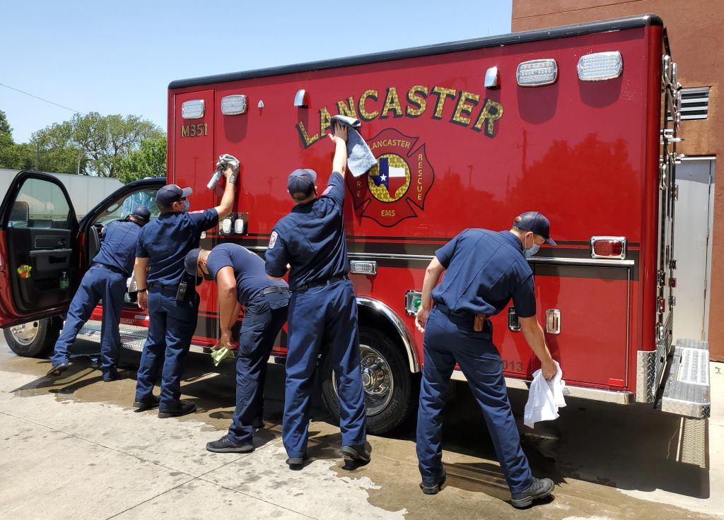 New Ambulence Wipe Down