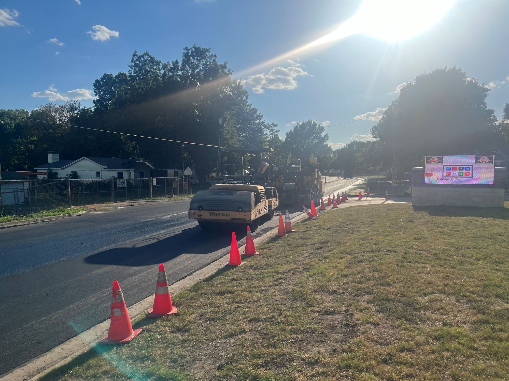 Main Street looking toward Belt Line